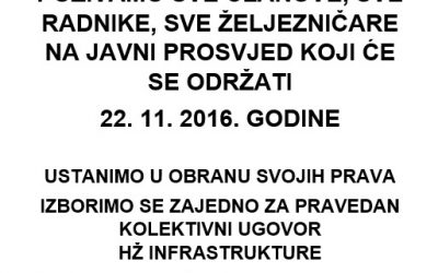 POZIV NA JAVNI PROSVJED