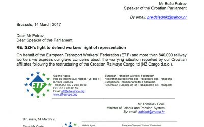 Europska federacija prometnih radnika piše Petrovu, Butkoviću i Ćoriću